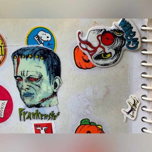 c. 1981 Vtg Spiral Bound Sticker Collection Album - Picture 6 of 16